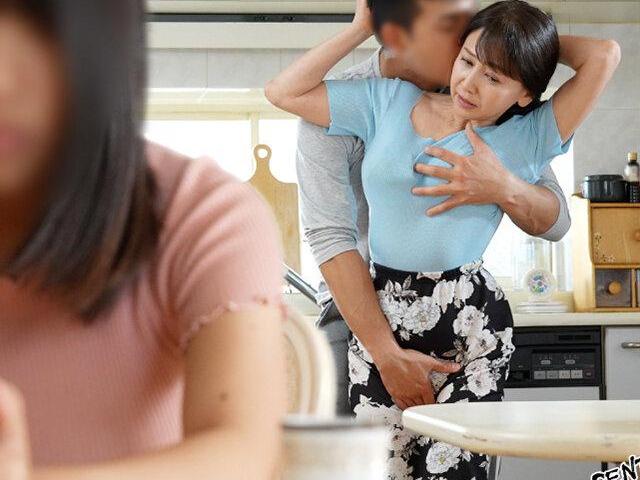 欲求不満義母の禁欲息子処理提案♡子作り準備の爆発肉棒に我慢できずこっそり捌け口求める♡