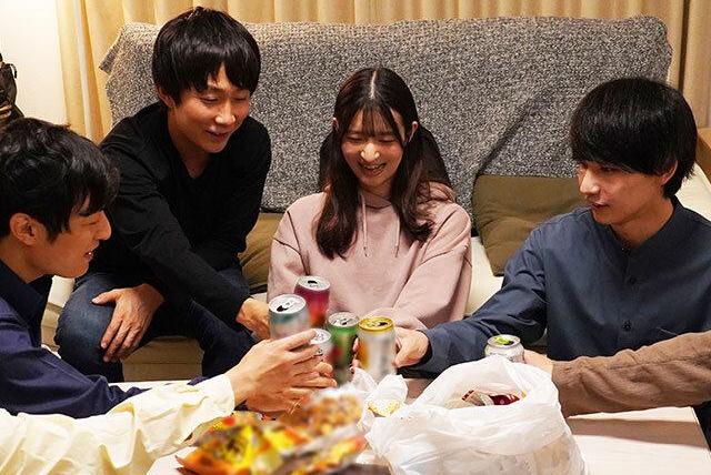 飲み会酔い断れず全員廻され♡友達輪姦の5P地獄でイキまくり、咥えろ笑いの絶望♡